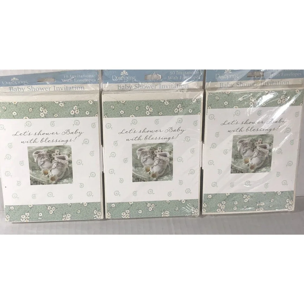 Dayspring ￼Baby Shower Party Invitations Fill-In Set of 30 Envelopes Scripture